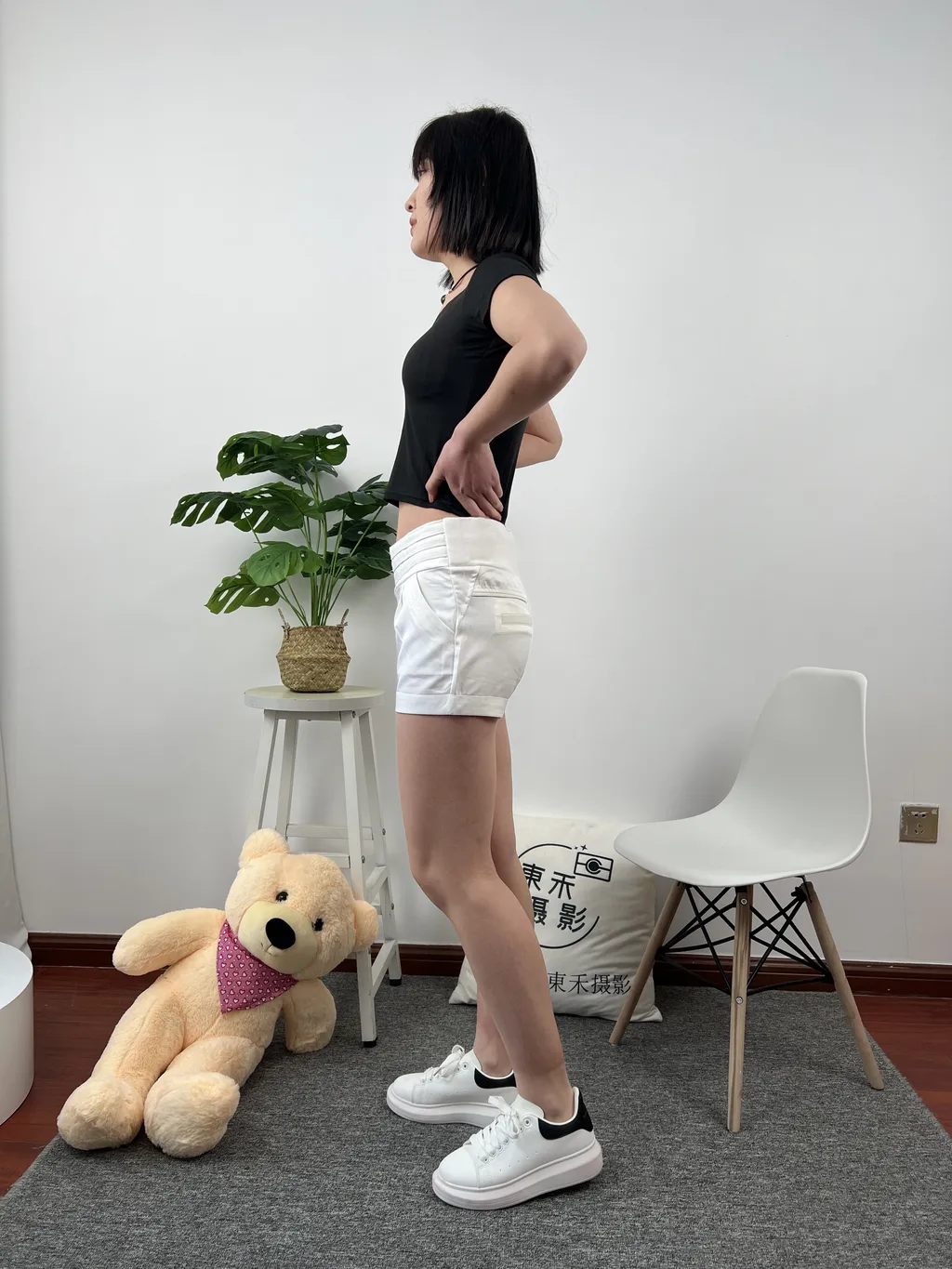 三禾摄影 NO.038 休闲短裤 棉袜 小白鞋[279P/1V/1.54GB]插图1