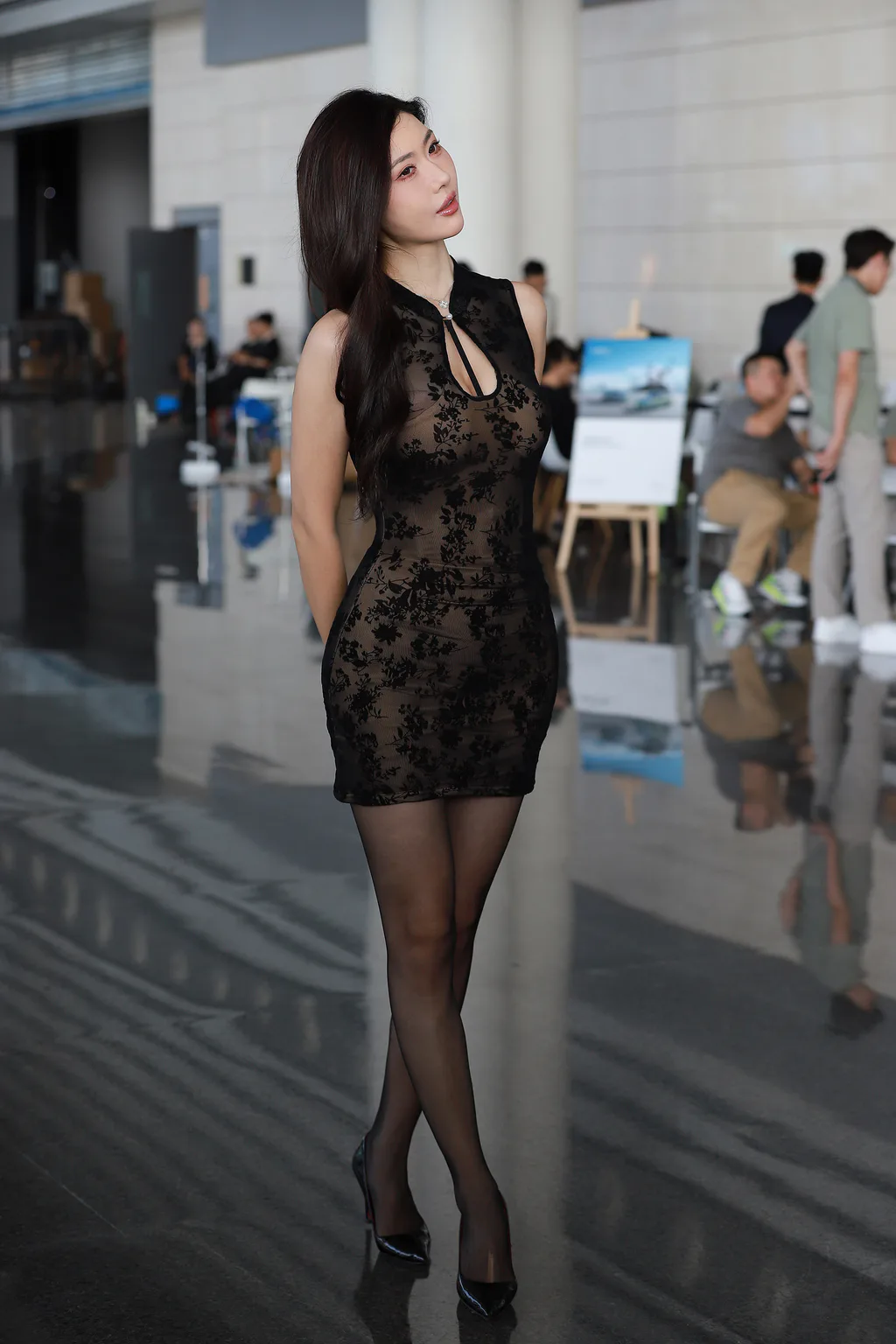 精选街拍作品 NO.6441 复古风黑裙[182P/174MB]插图1