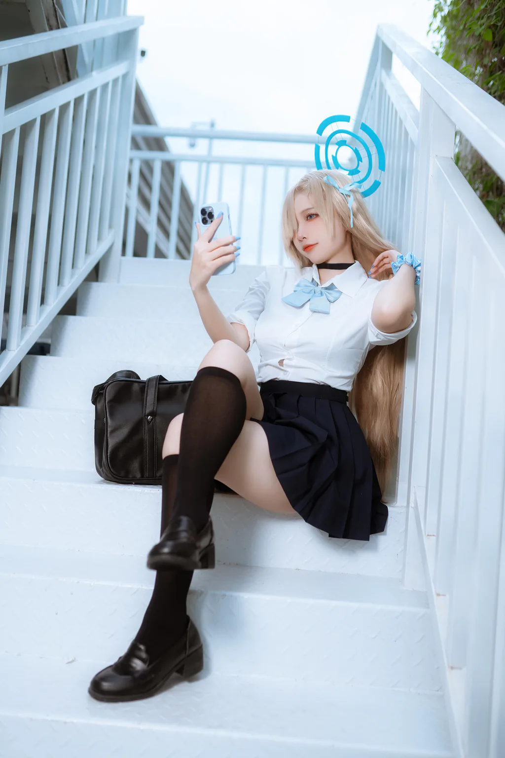 二佐Nisa – 蔚蓝档案 一之濑明日奈 JK至服[23P/264MB]插图3