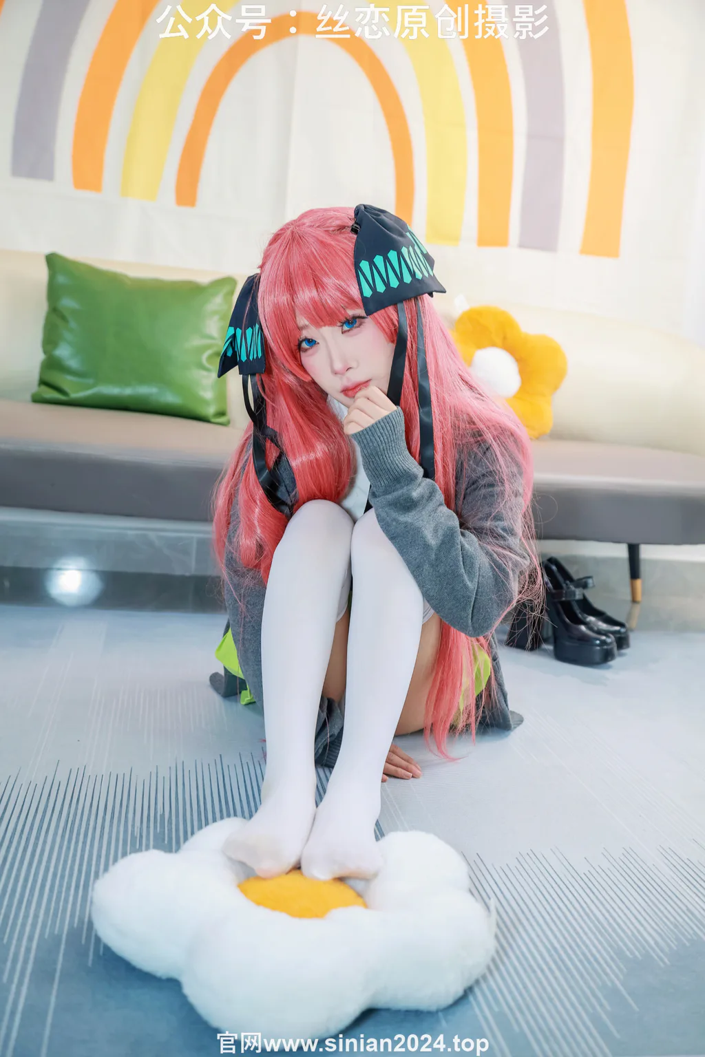 丝恋摄影 NO.023 小梦-cos动漫角色 jk连衣裙 白色丝袜 黑色小皮鞋[290P/1V/5.48GB]插图1