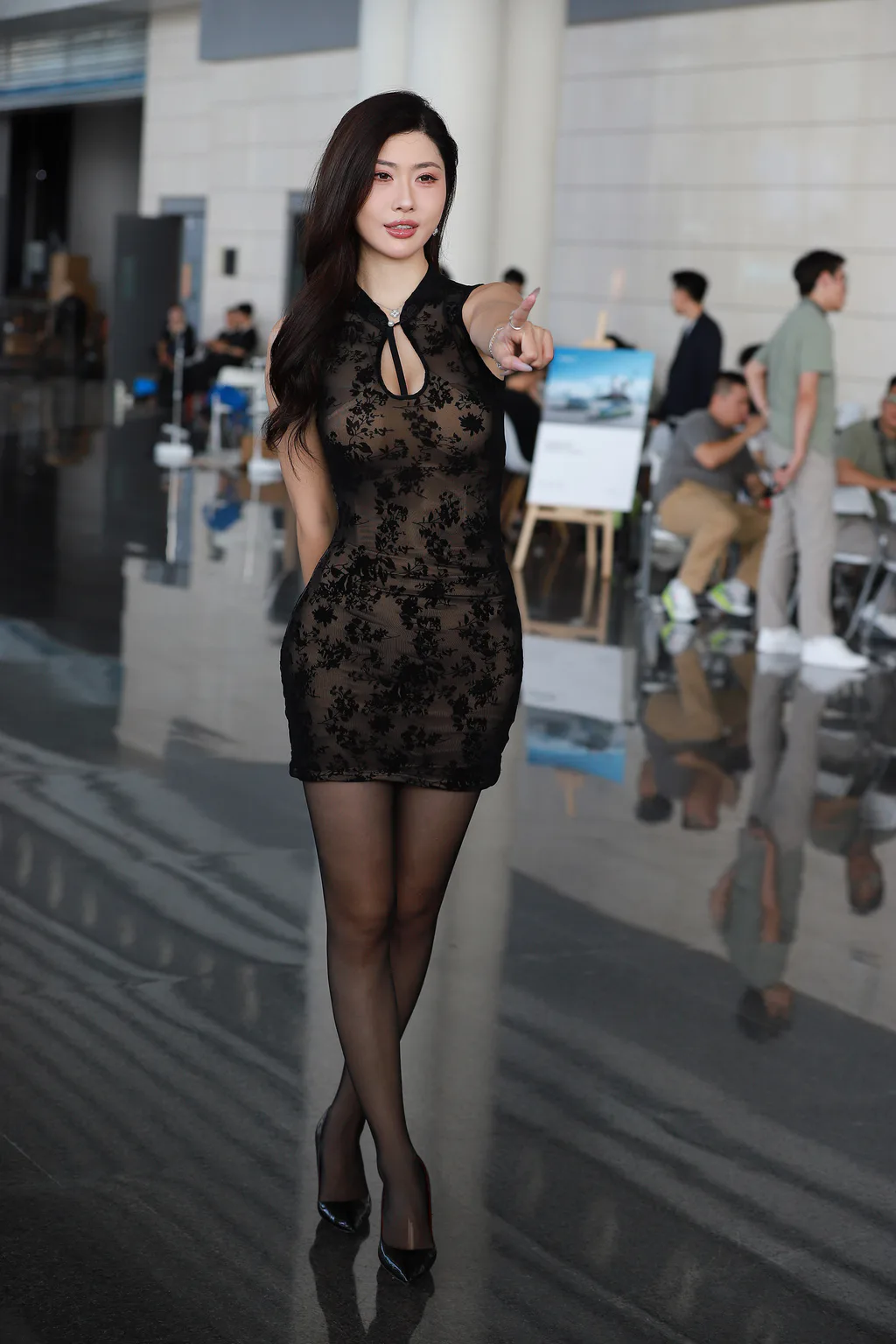 精选街拍作品 NO.6441 复古风黑裙[182P/174MB]插图2