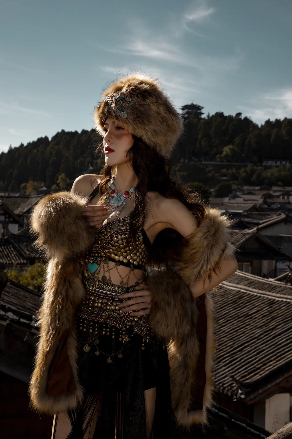 [YITUYU艺图语]2022.12.17 部落公主 戴戴[24+1P/517MB]插图2