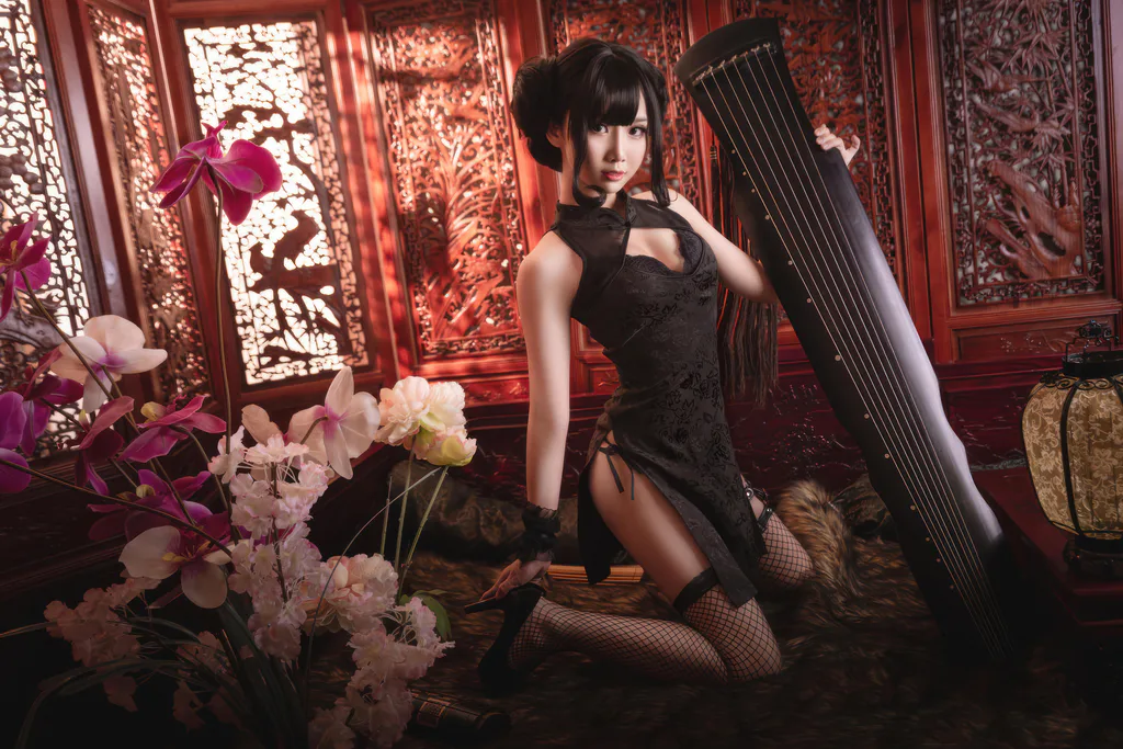 面饼仙儿 – 魔女旗袍[33P/322MB]插图