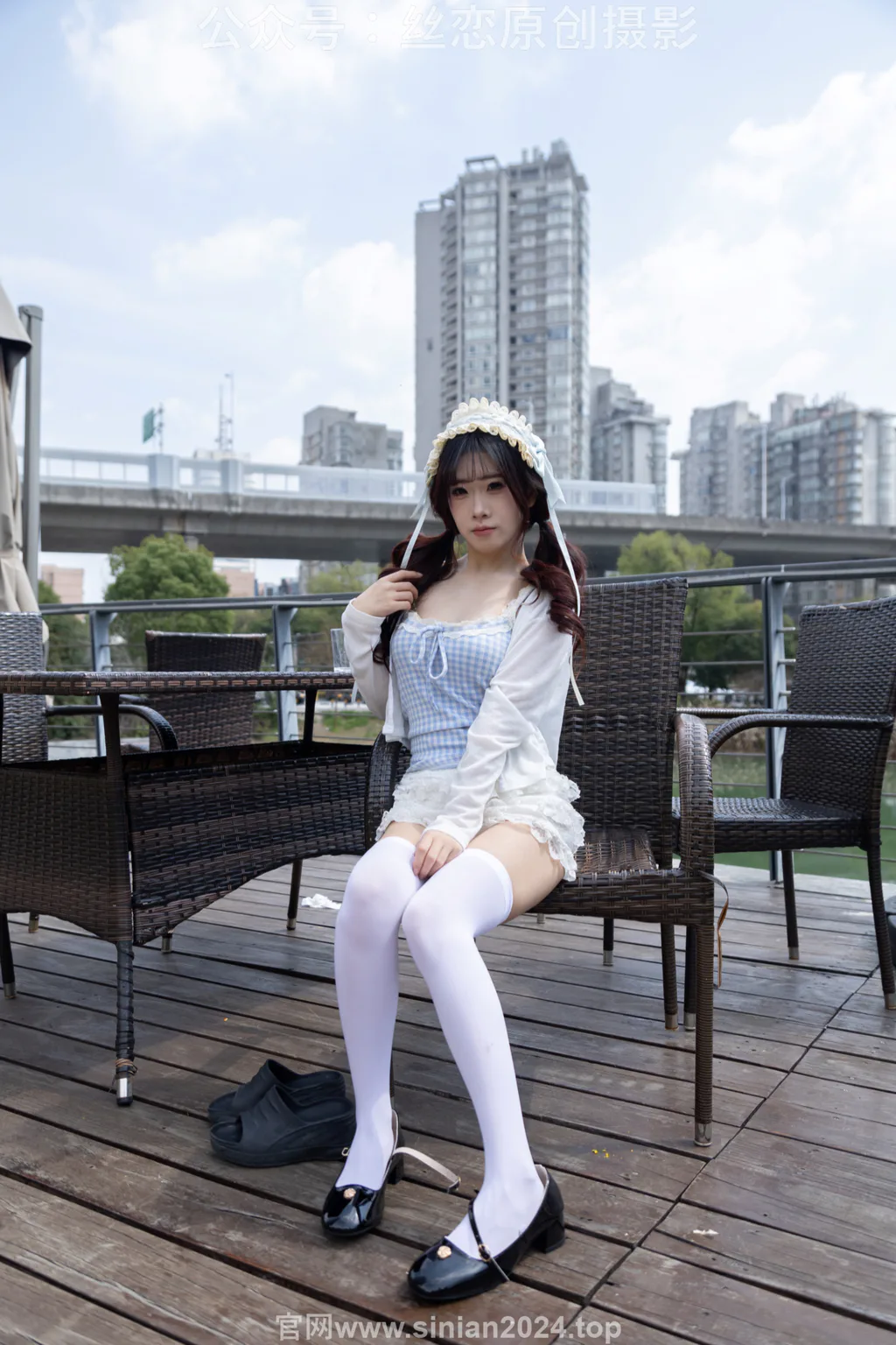 丝恋摄影 NO.007 小梦-白色JK 超短裙 白色丝袜 黑色皮鞋[285P/1V/3.17GB]插图2