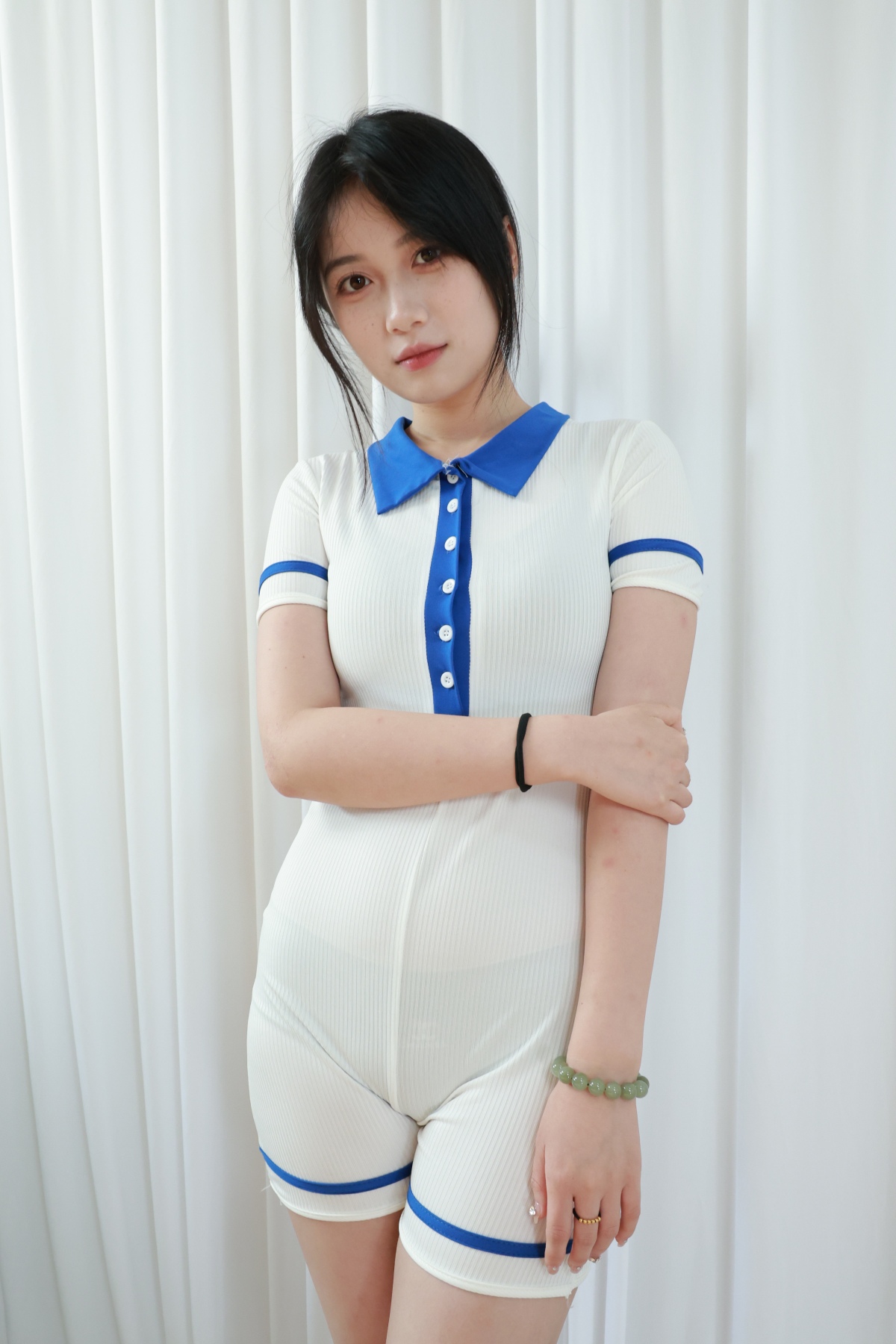 三禾摄影 210期 宁宁 连体衣美少女 [277P/1V/3.1G]插图1