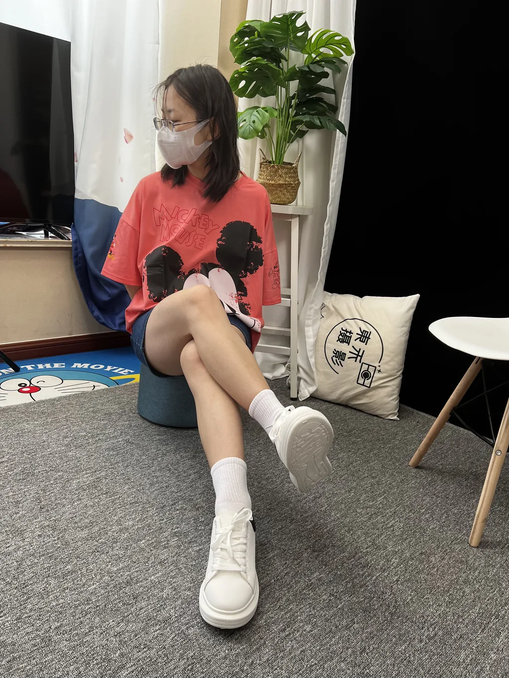 三禾摄影 NO.035 牛仔裙 棉袜 小白鞋[185P/2V/4.19GB]插图2