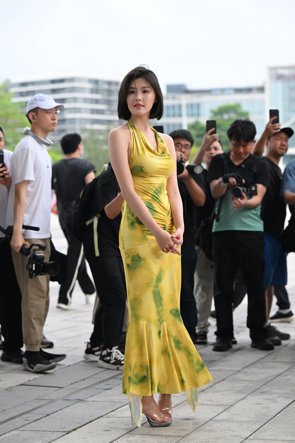 精选街拍作品 NO.6389 淡雅黄色长裙[88P/193MB]插图3