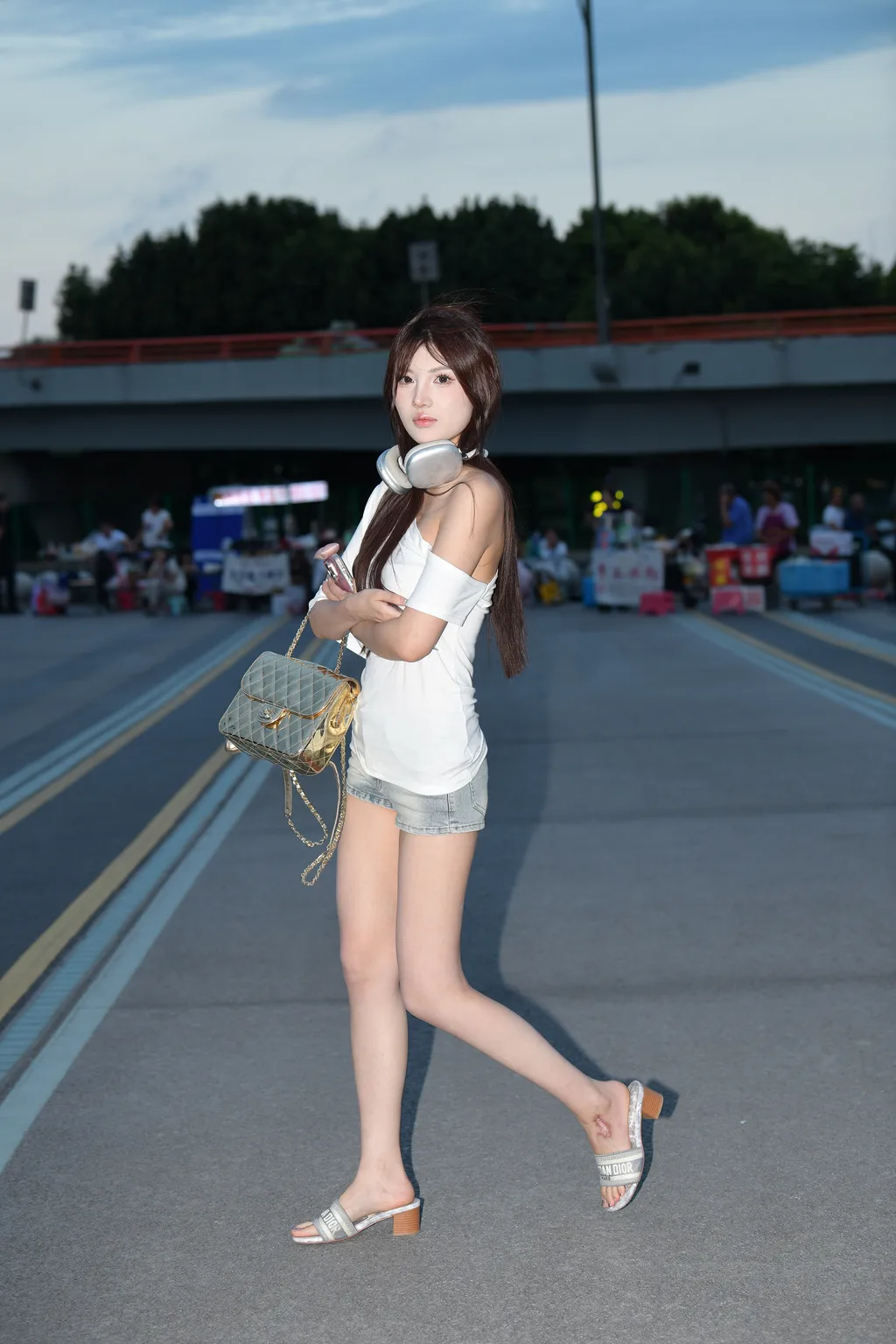 精选街拍作品 NO.6376 青春甜美牛仔短裤[139P/380MB]插图3