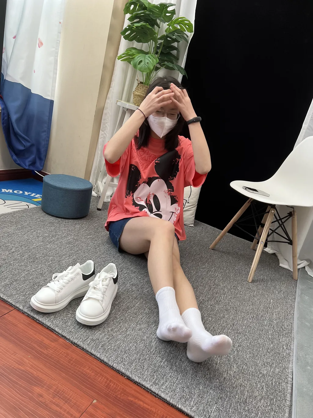 三禾摄影 NO.035 牛仔裙 棉袜 小白鞋[185P/2V/4.19GB]插图3