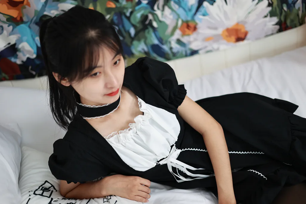 三禾摄影 NO.053 钕仆装 黑丝 小皮鞋[177P/1V/1.13GB]插图