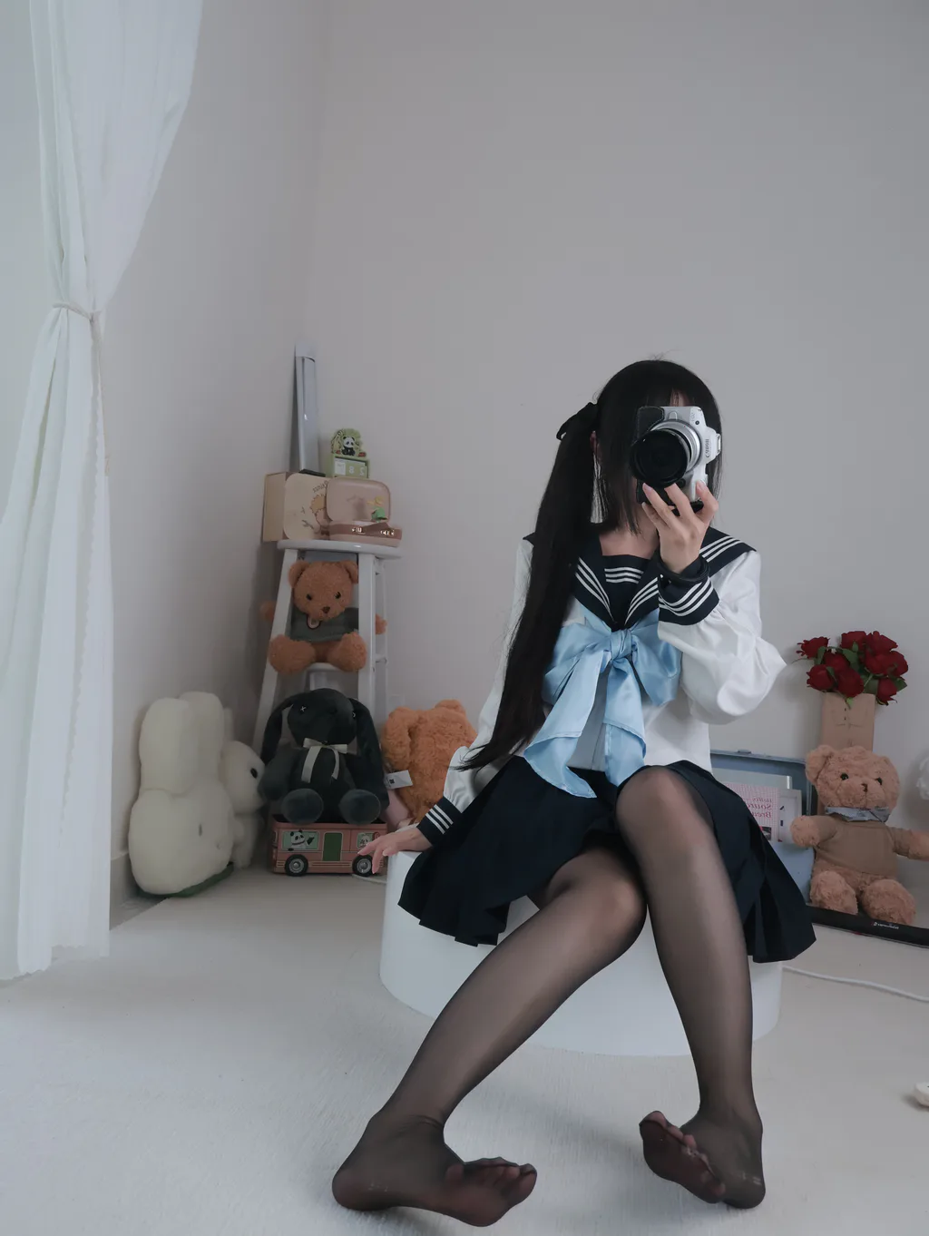 小羊蛋卷 黑丝水手[10P/61M]插图1