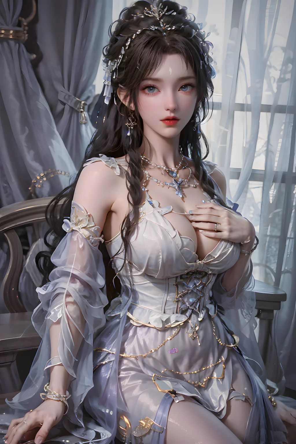 AI绘画 938 清漪[25P/298M]插图