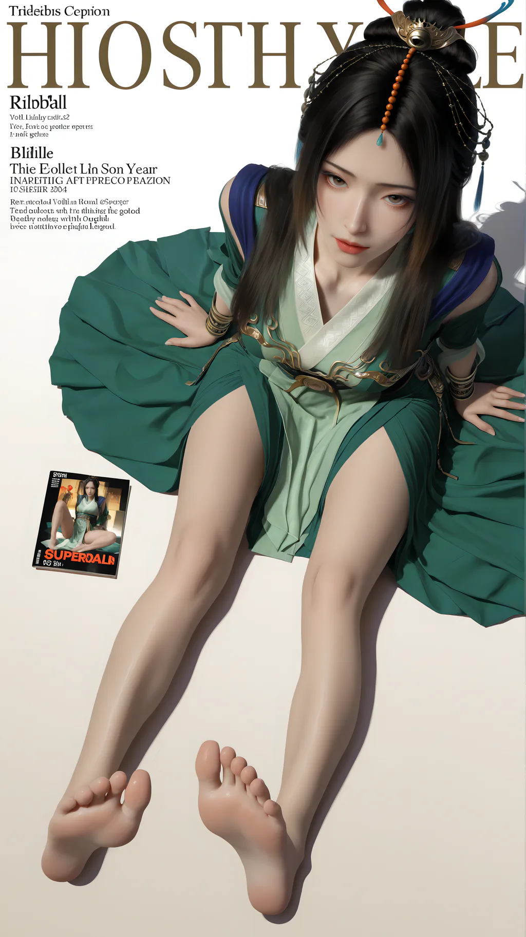 AI绘画 942 柳玉[38P/644M]插图