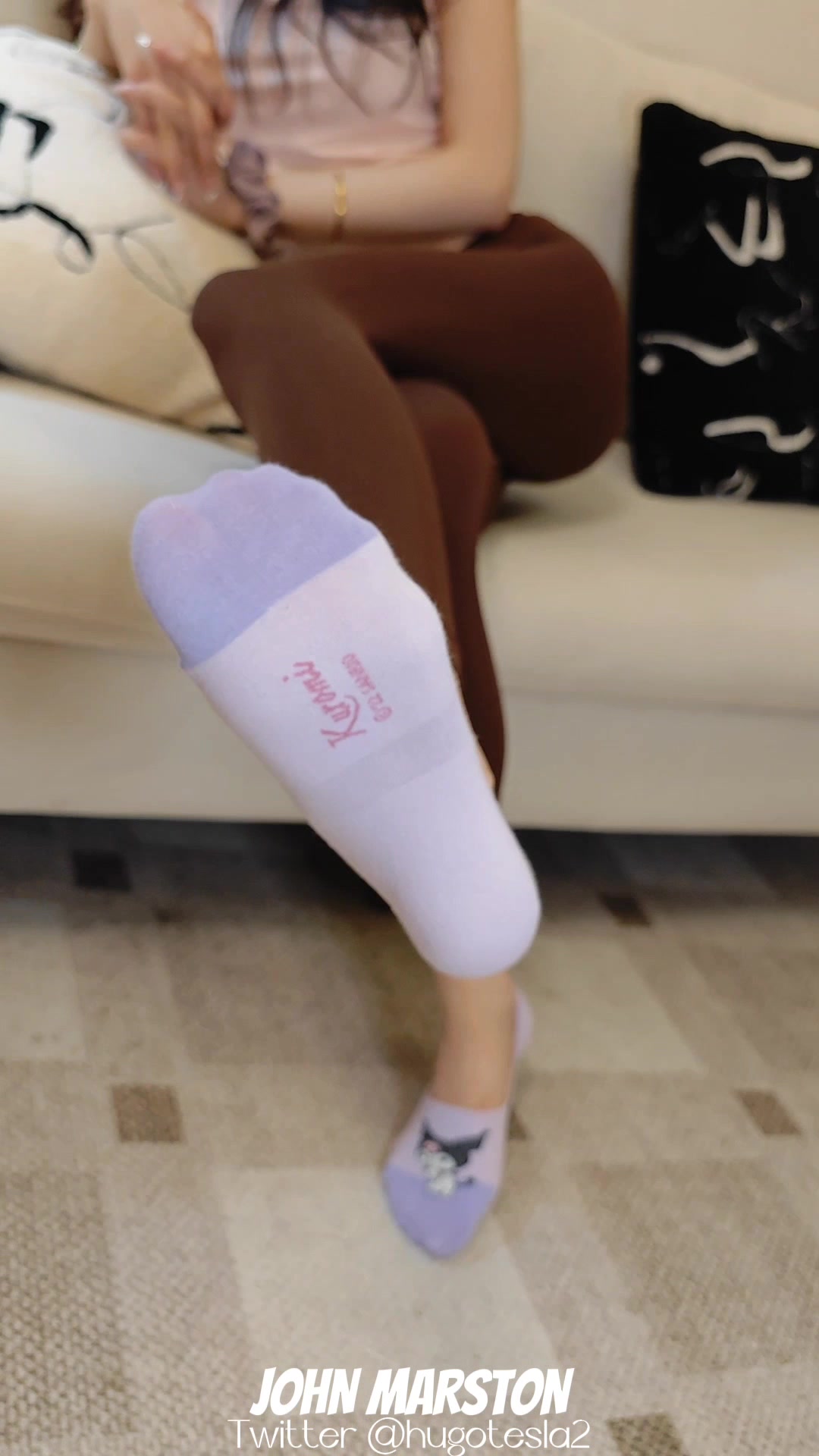 伽裤紫色船袜美脚 [1V/169M]插图6