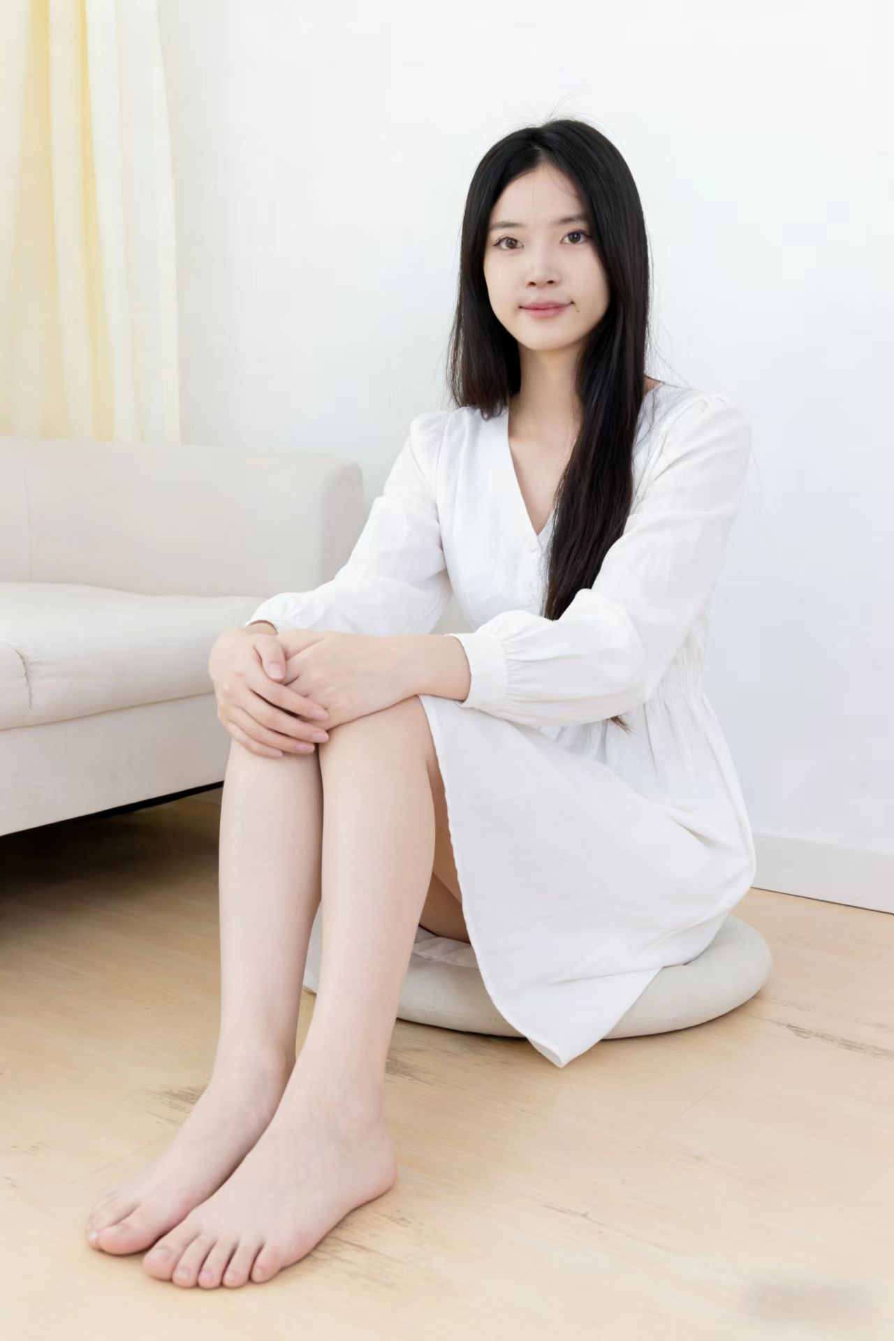 AI物恋2588期：茯苓-两双帆布鞋、薄白丝（脚尖加固款）[159P+85aiP/1V/4.43GB]插图1