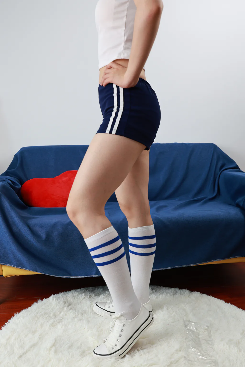 三禾摄影 NO.066 体操服 运动袜 帆布鞋[277P/2V/1.97GB]插图1