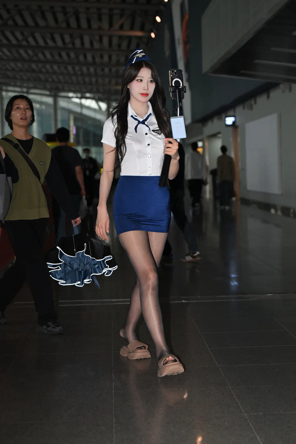 精选街拍作品 NO.6521 衬衫短裙至服风[50P/78MB]插图1