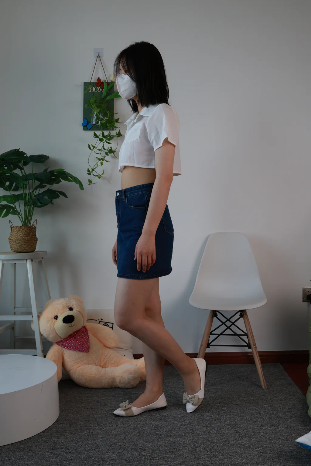 三禾摄影 NO.070 牛仔裙 平底鞋[339P/2V/6.06GB]插图1