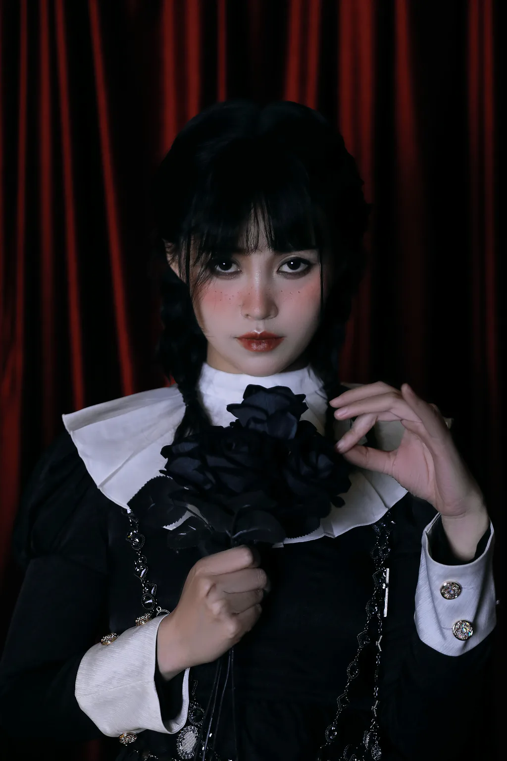 [YITUYU艺图语]2023.01.13 暗黑圣诞 青霜鹅[21+1P/218MB]插图3