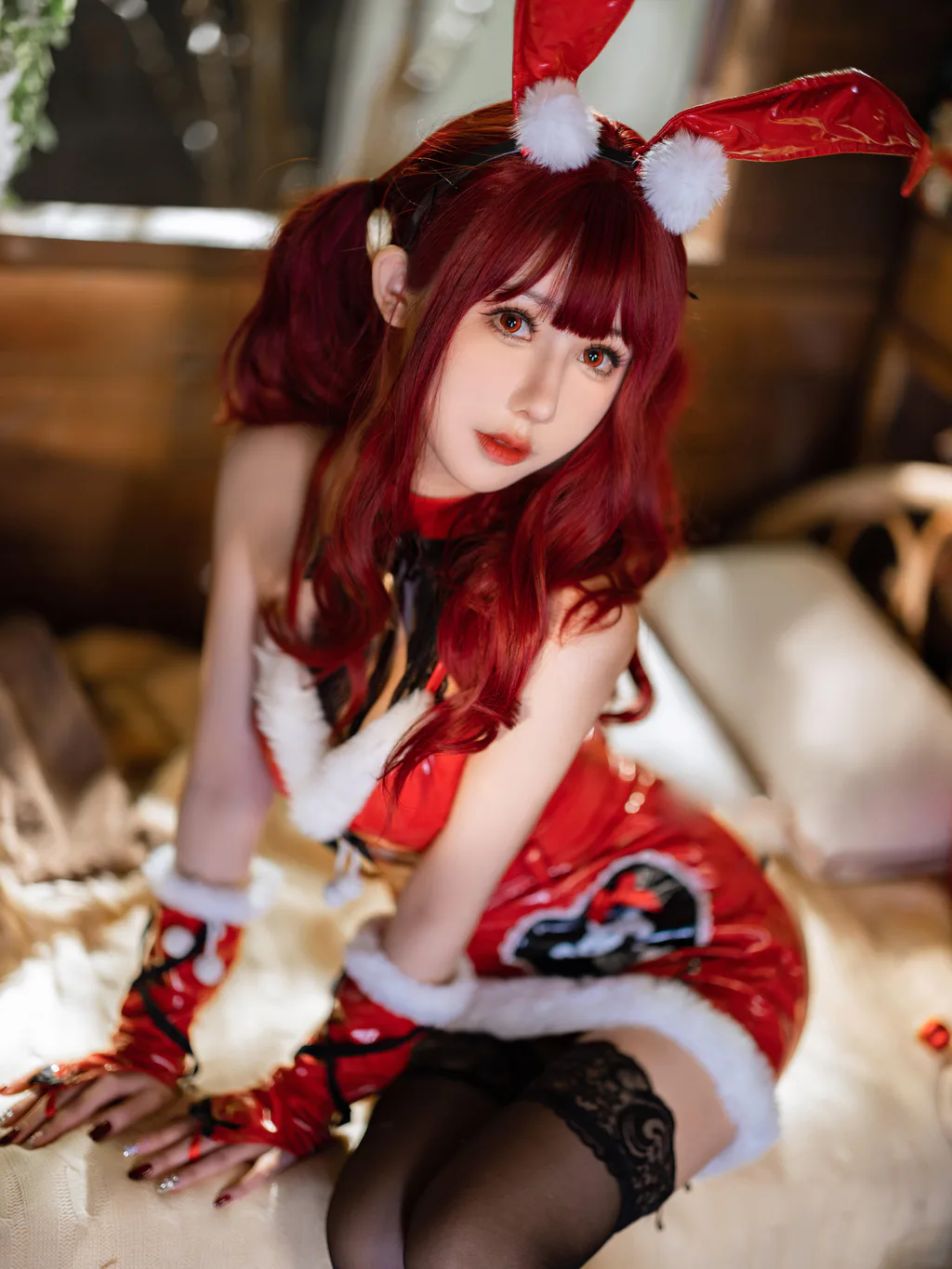 仙女月 – 红色圣诞兔[32P/839MB]插图2