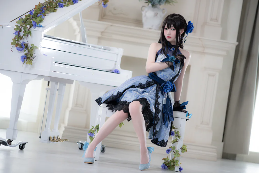 小木曾AYA – 偶像大师 涩谷凛 礼服[13P/64MB]插图2