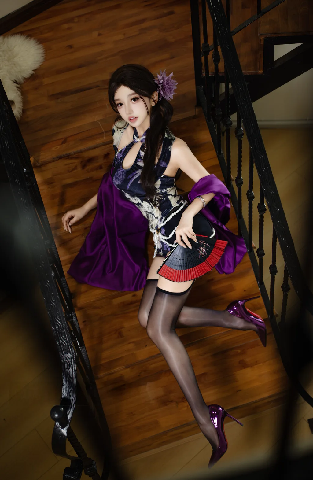 过期米线线喵 – 紫韵旗袍[20P/112MB]插图