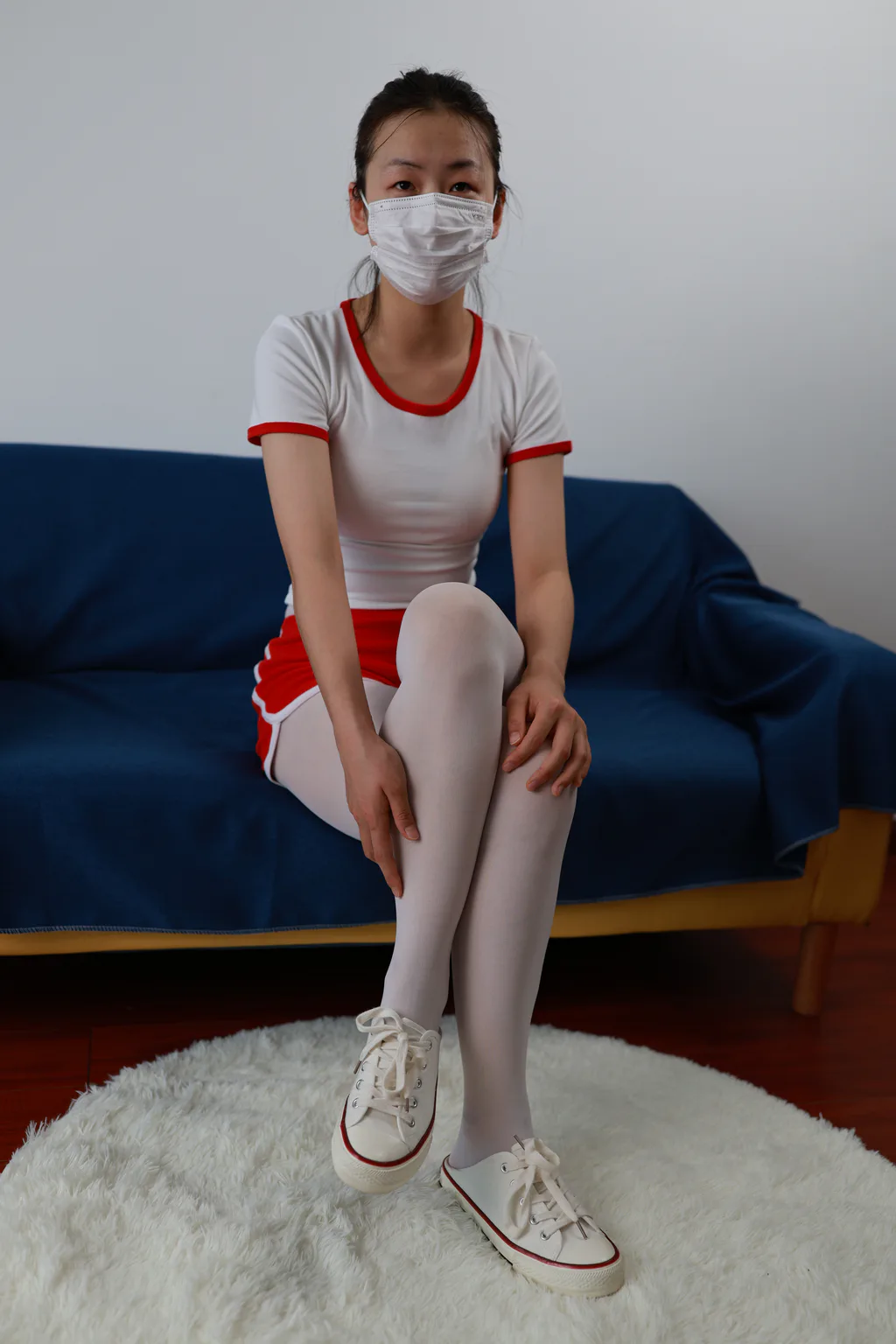 三禾摄影 NO.068 体操服 白裤袜 帆布鞋[193P/2V/2.36GB]插图2