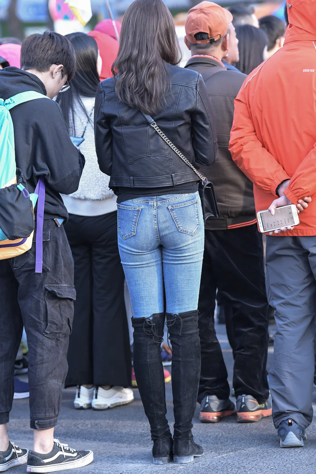 精选街拍作品 NO.6544 长靴牛仔好身材[20P/39MB]插图