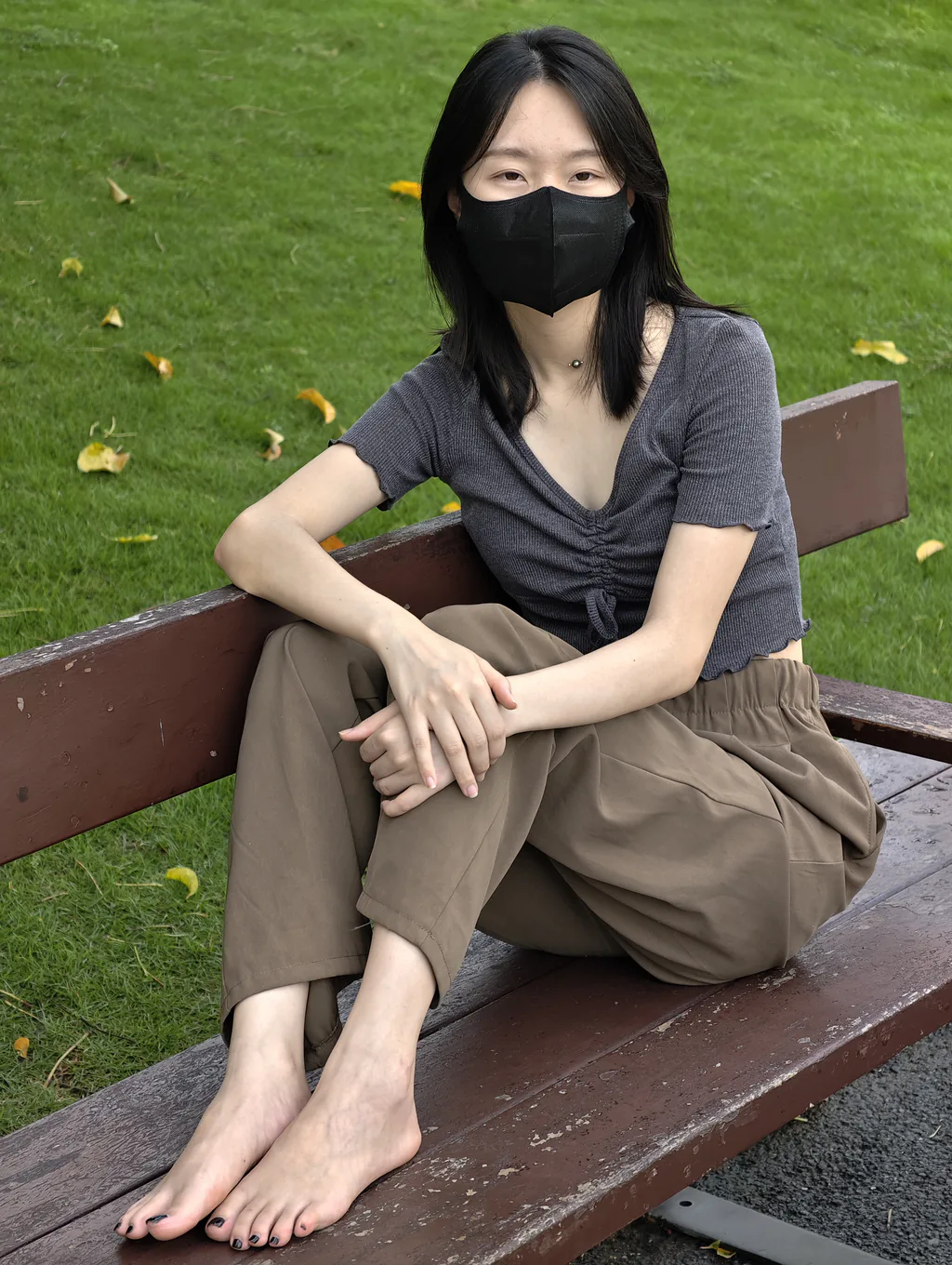 个人约拍 – 002号作品 口罩嫩白脚[287P/74V/3.60GB]插图2