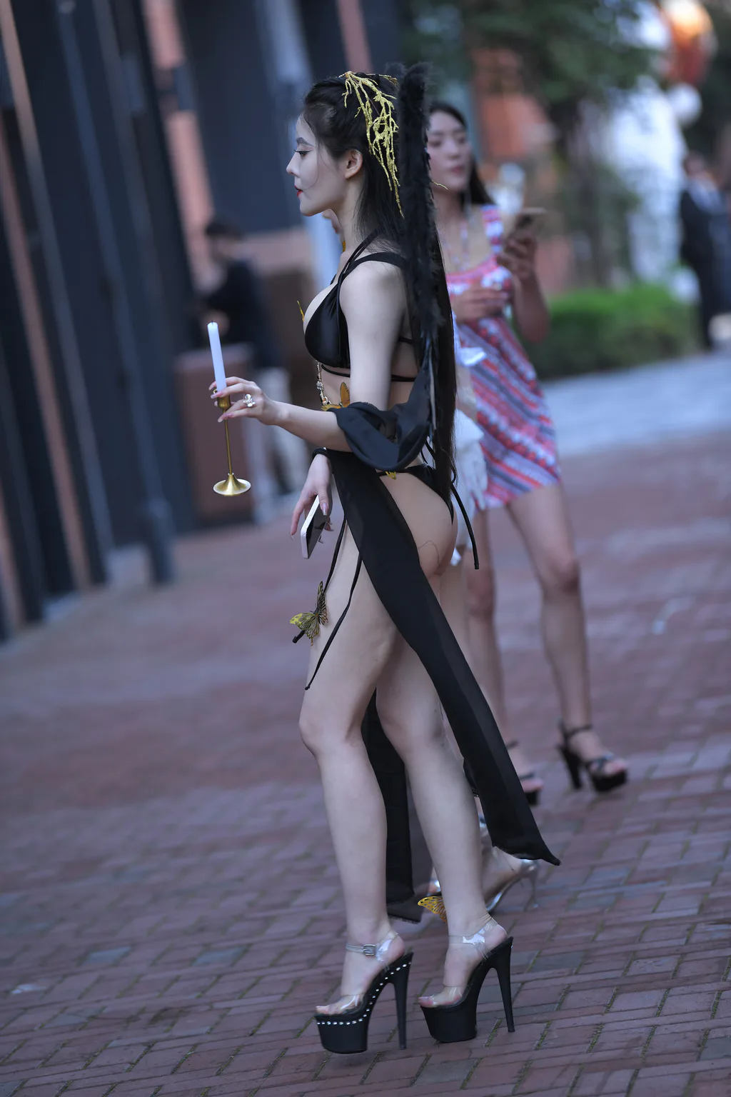 精选街拍作品 NO.6506 黑色天使[92P/130MB]插图3