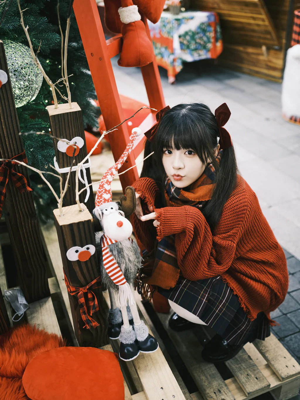 [YITUYU艺图语]2023.02.12 圣诞夜景 宵宵喵[38+1P/575MB]插图2