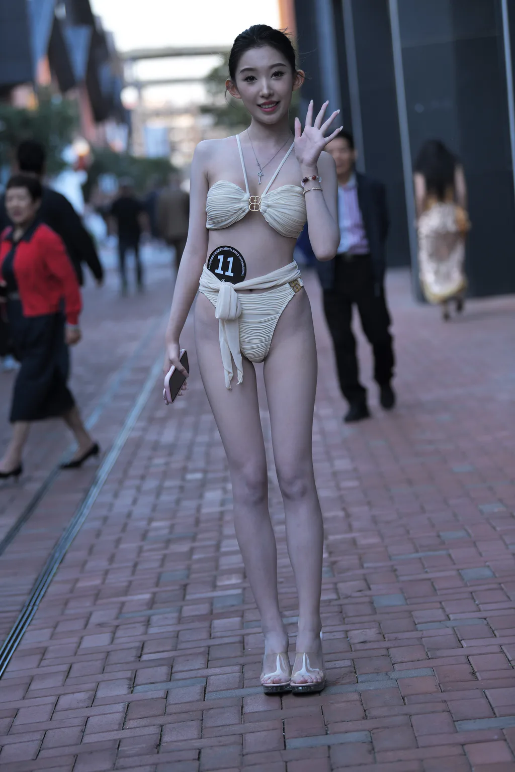 精选街拍作品 NO.6505 白色泳装[65P/75MB]插图3