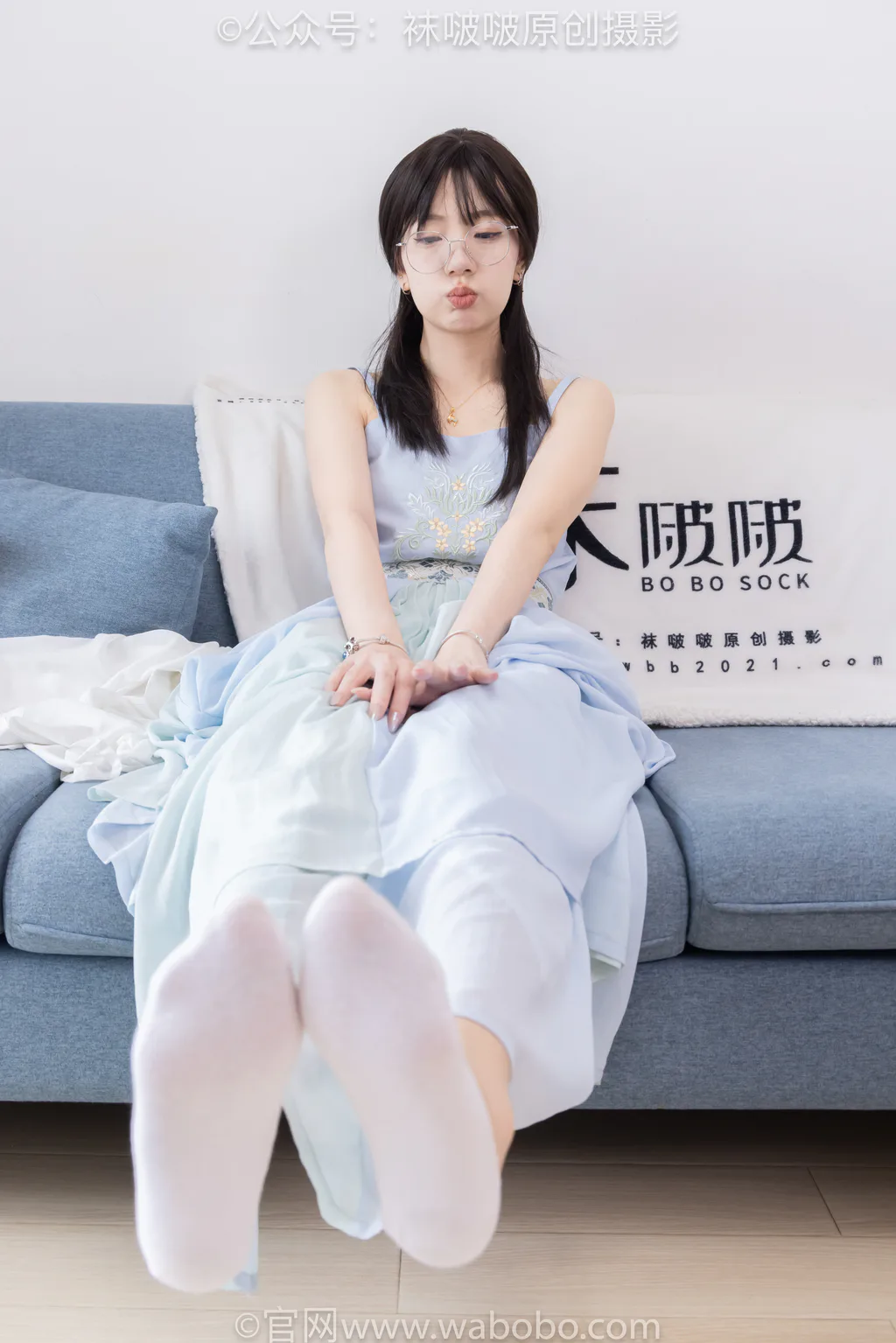 [BoBoSocks袜啵啵]NO.643 小甜豆-汉服、白船袜、薄肉丝、裸足[164P/1V/6.66GB]插图2