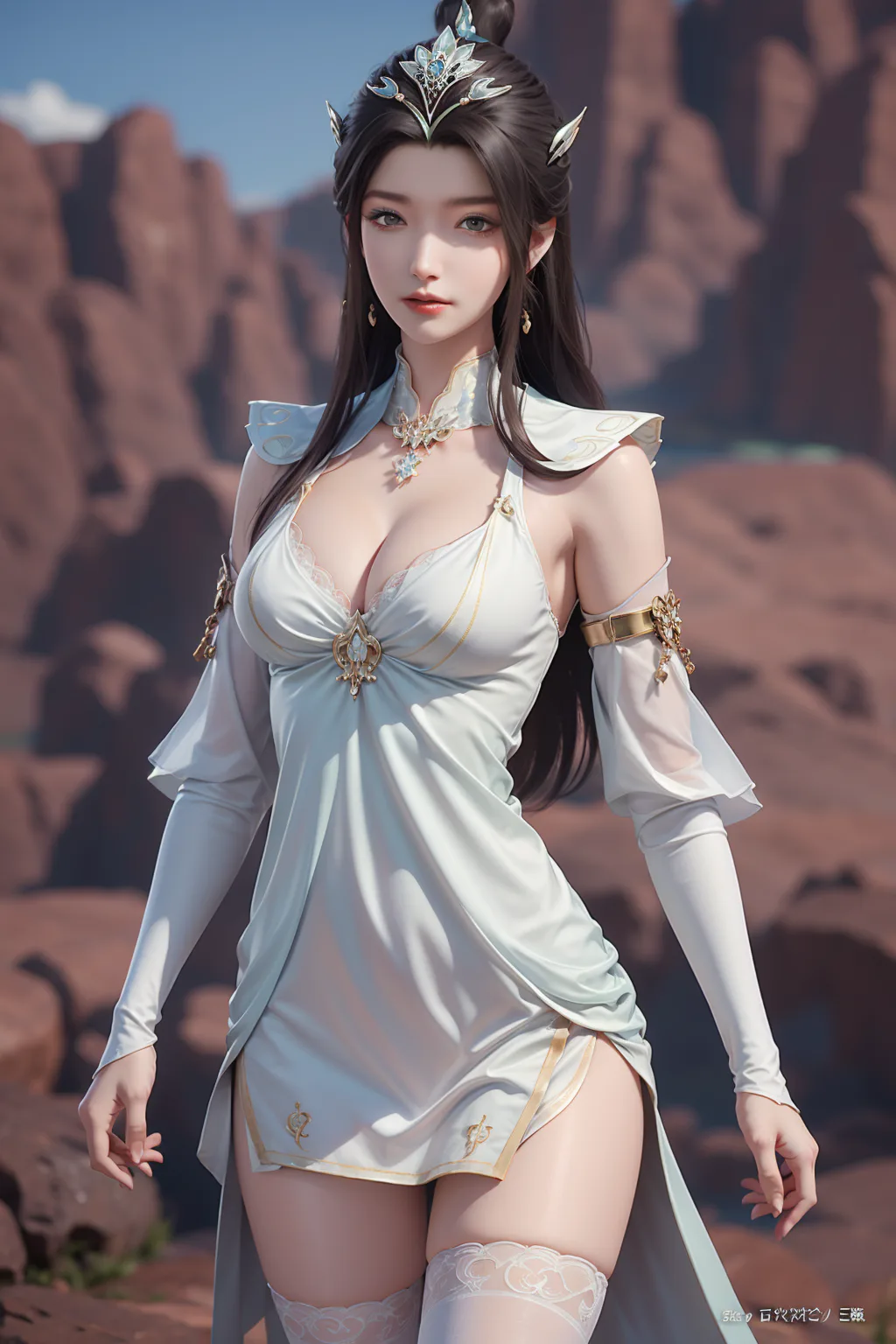 AI绘画 1000 遮天-颜如玉[114P/202M]插图1