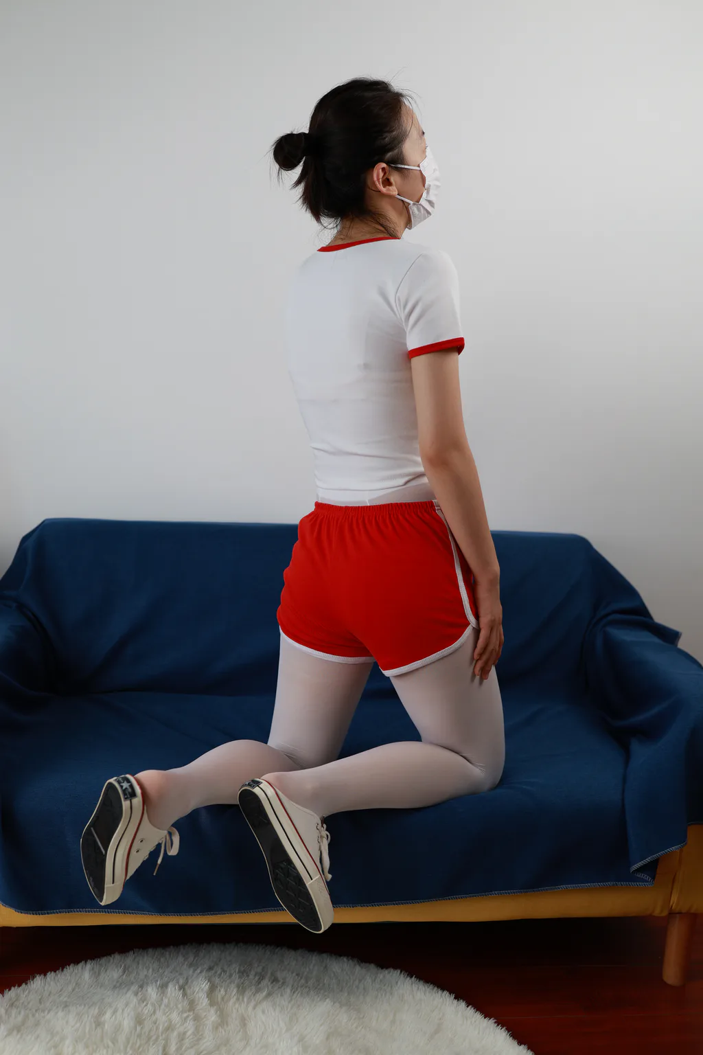 三禾摄影 NO.068 体操服 白裤袜 帆布鞋[193P/2V/2.36GB]插图3