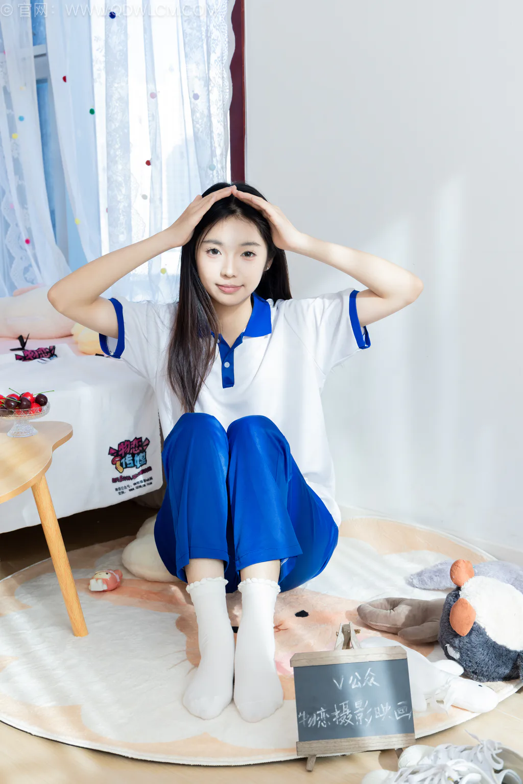 勿恋传媒 NO.2579 青提-板鞋、白棉袜、裸足、校服[150P/1V/3.58GB]插图