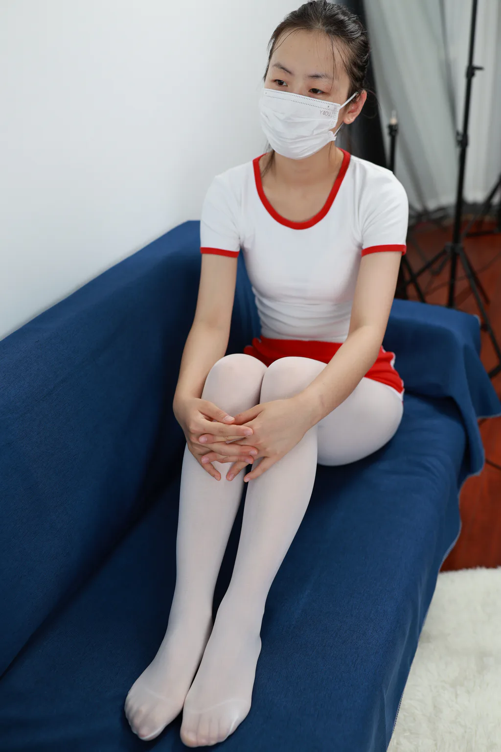 三禾摄影 NO.068 体操服 白裤袜 帆布鞋[193P/2V/2.36GB]插图