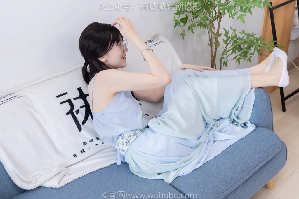 [BoBoSocks袜啵啵]NO.643 小甜豆-汉服、白船袜、薄肉丝、裸足[164P/1V/6.66GB]插图