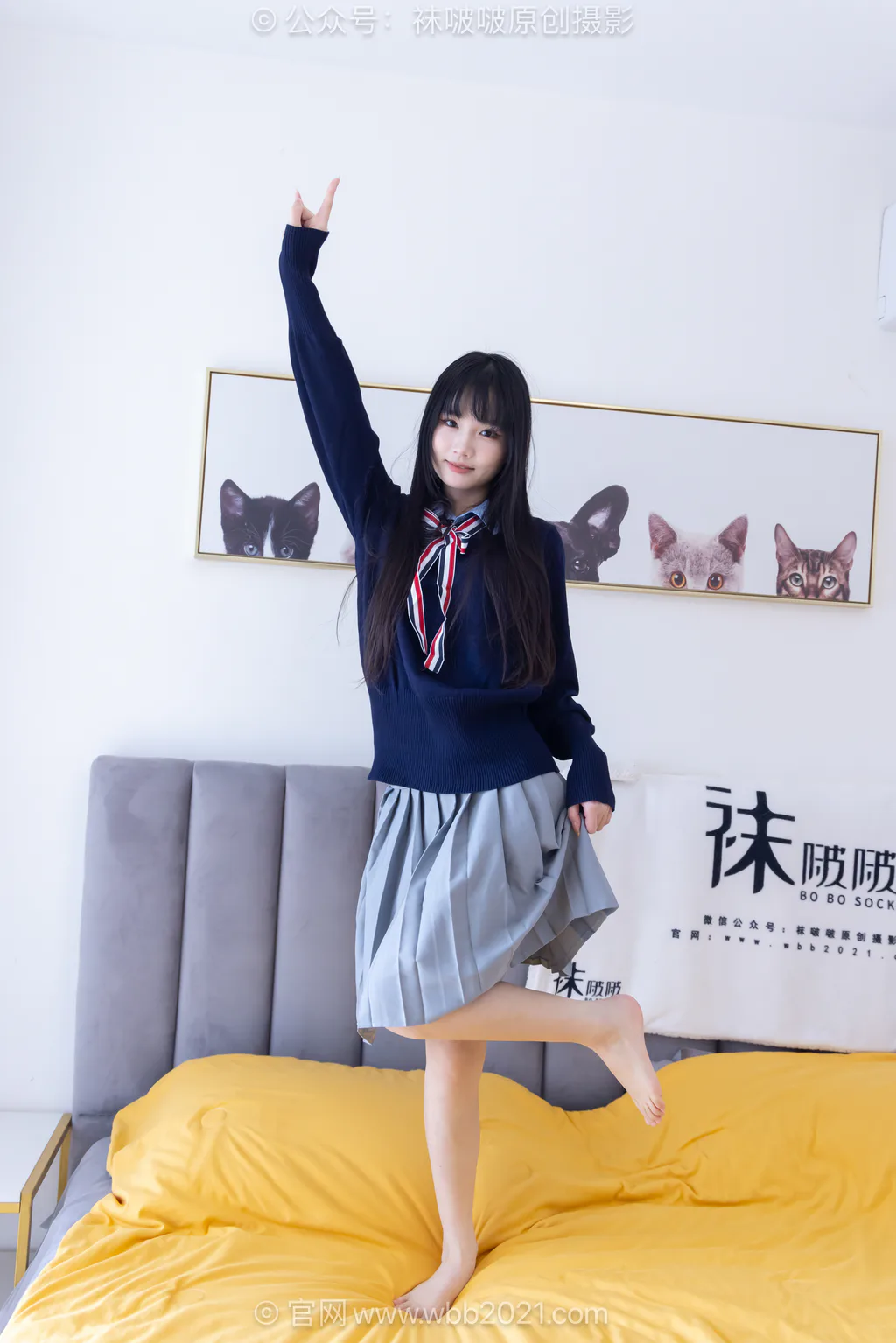 [BoBoSocks袜啵啵]NO.635 甜甜圈-板鞋、白棉袜、裸足、学苑风[186P/1V/6.38GB]插图