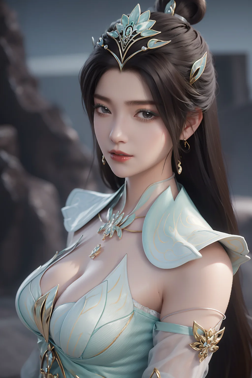 AI绘画 1000 遮天-颜如玉[114P/202M]插图3