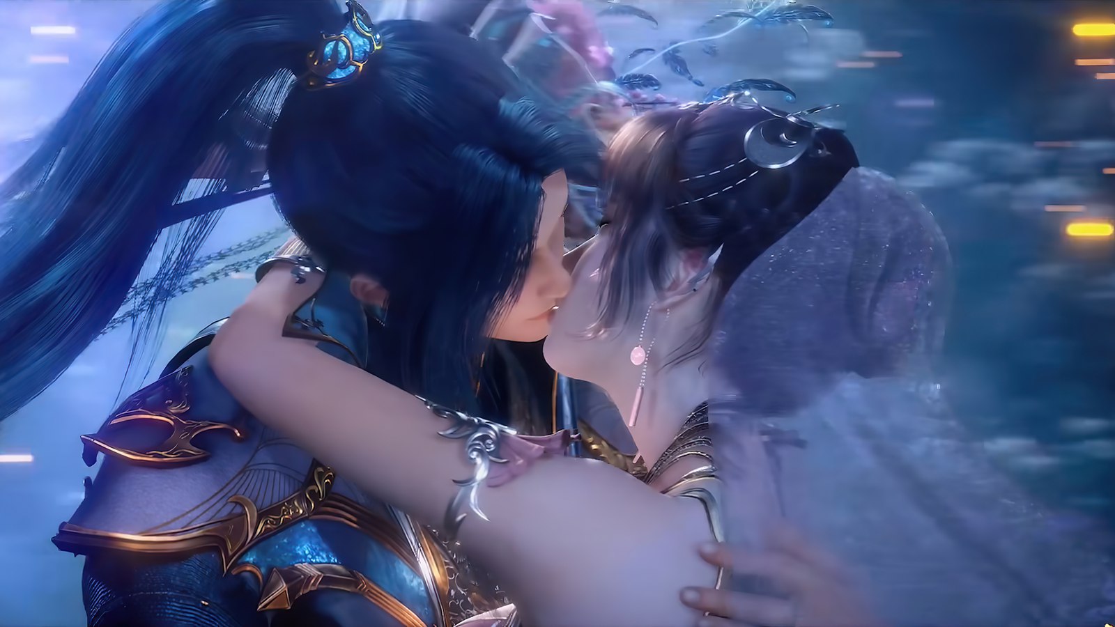 桌面壁纸 068 斗罗大陆 小舞 唐三 订婚 4K动漫电脑壁纸 4K手机壁纸插图