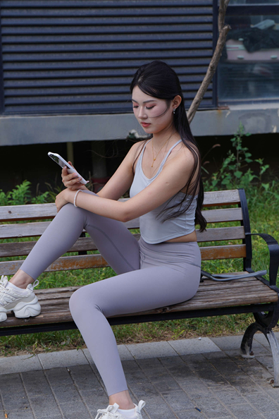 魔镜街拍原版灰色瑜伽裤[493P/1V/16.8G]插图8