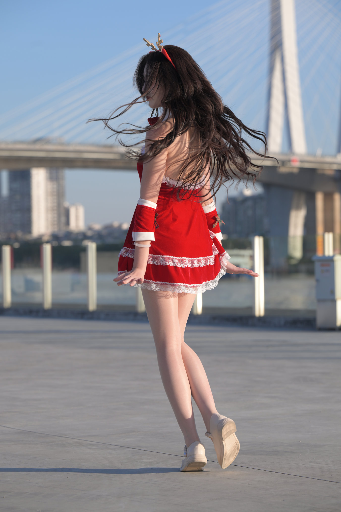 魔镜街拍原版圣诞美眉[1644P/8V/38G]插图8