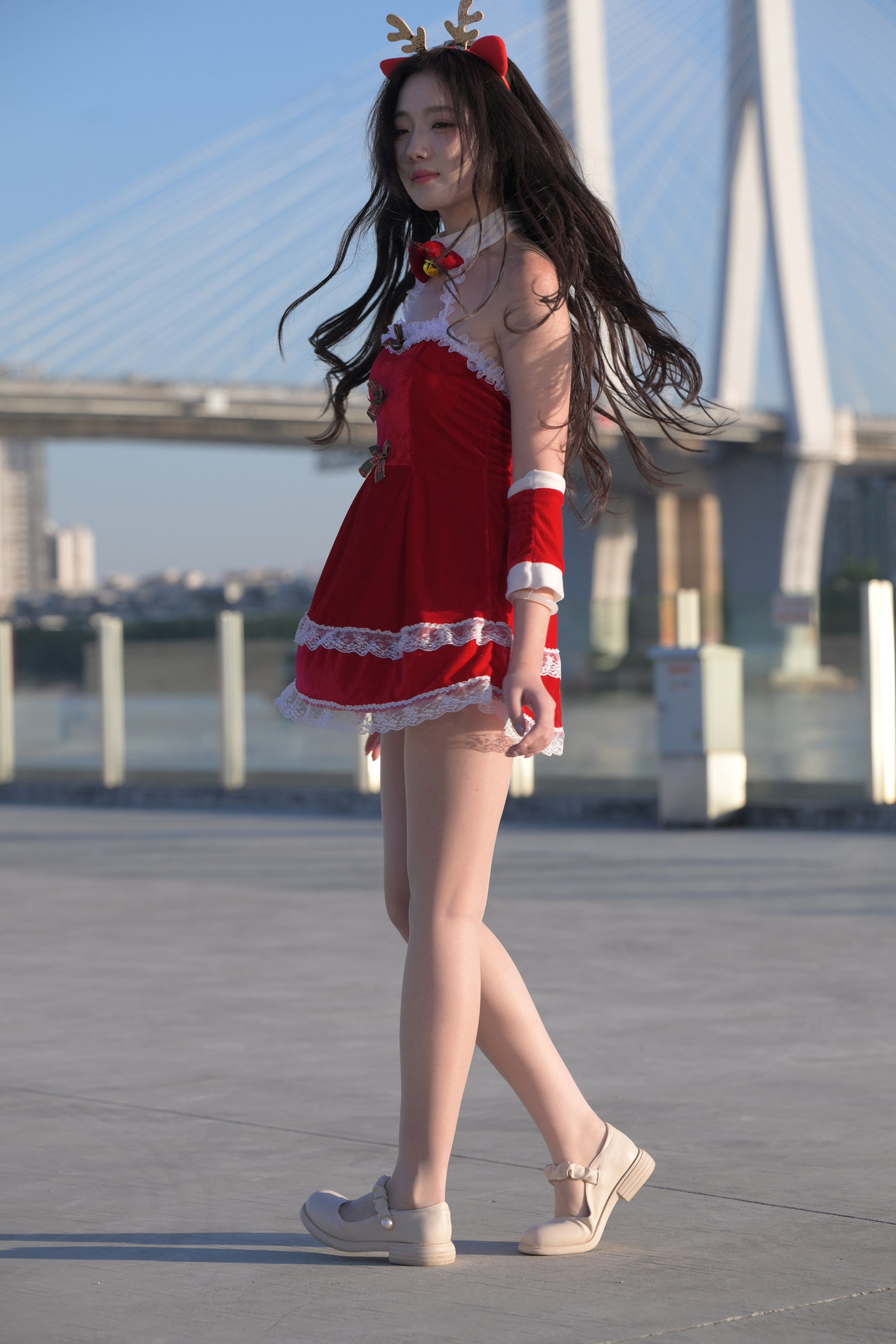 魔镜街拍原版圣诞美眉[1644P/8V/38G]插图6