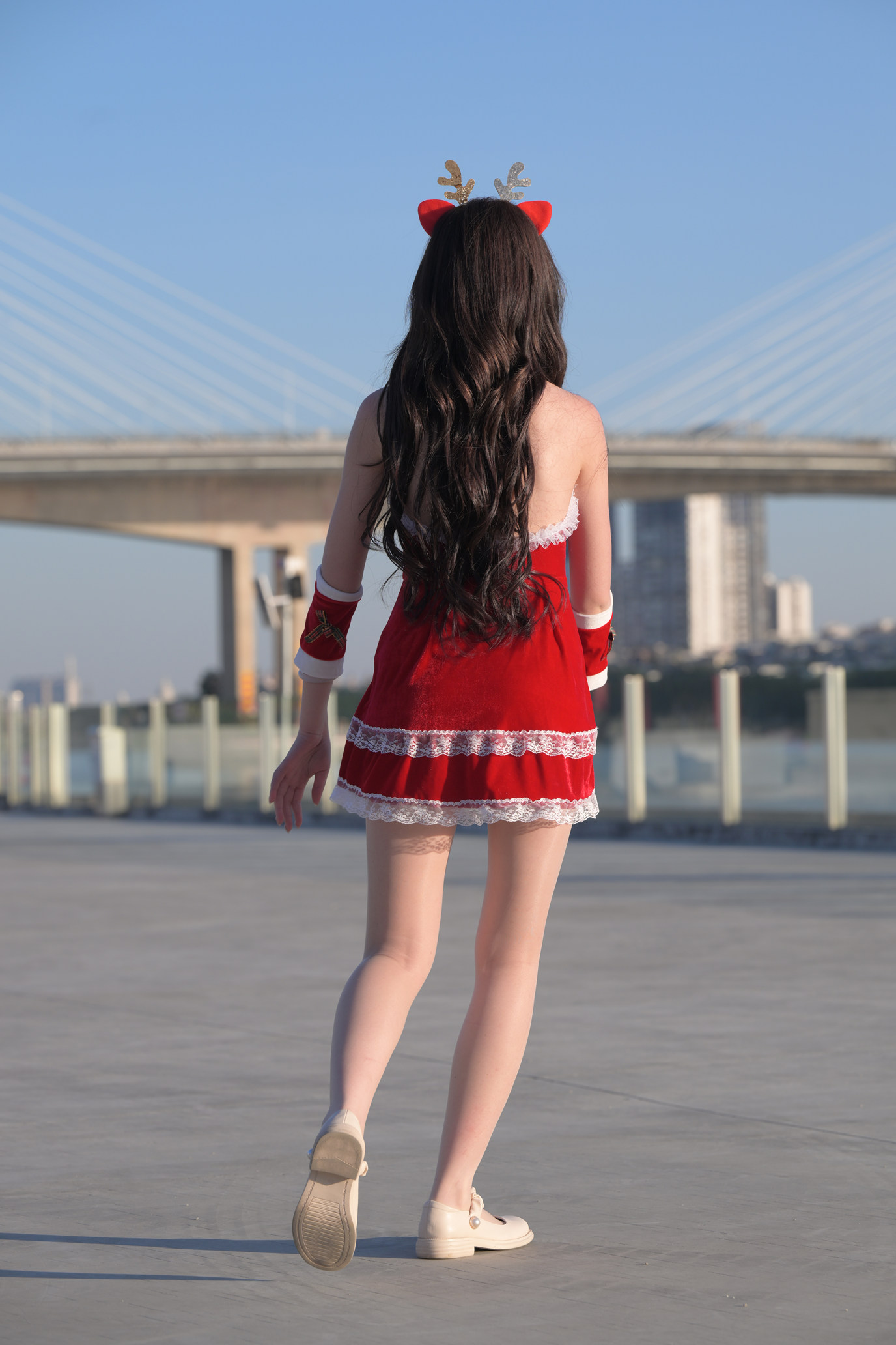 魔镜街拍原版圣诞美眉[1644P/8V/38G]插图