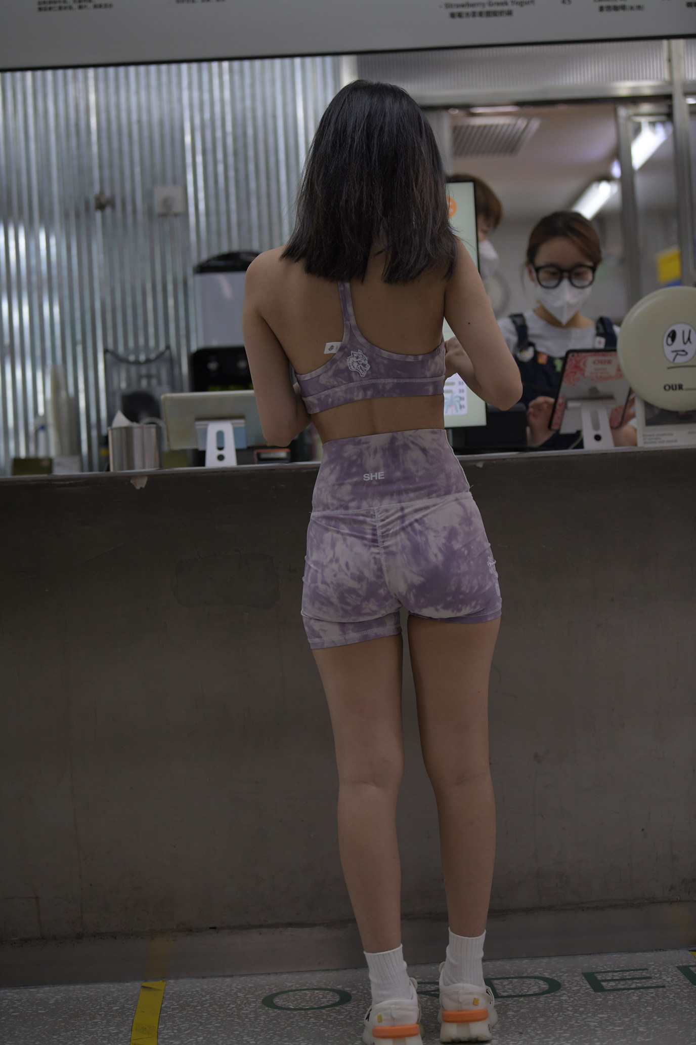 MJ紫粉扎染仅身短裤美眉[648P/12.3G]插图8