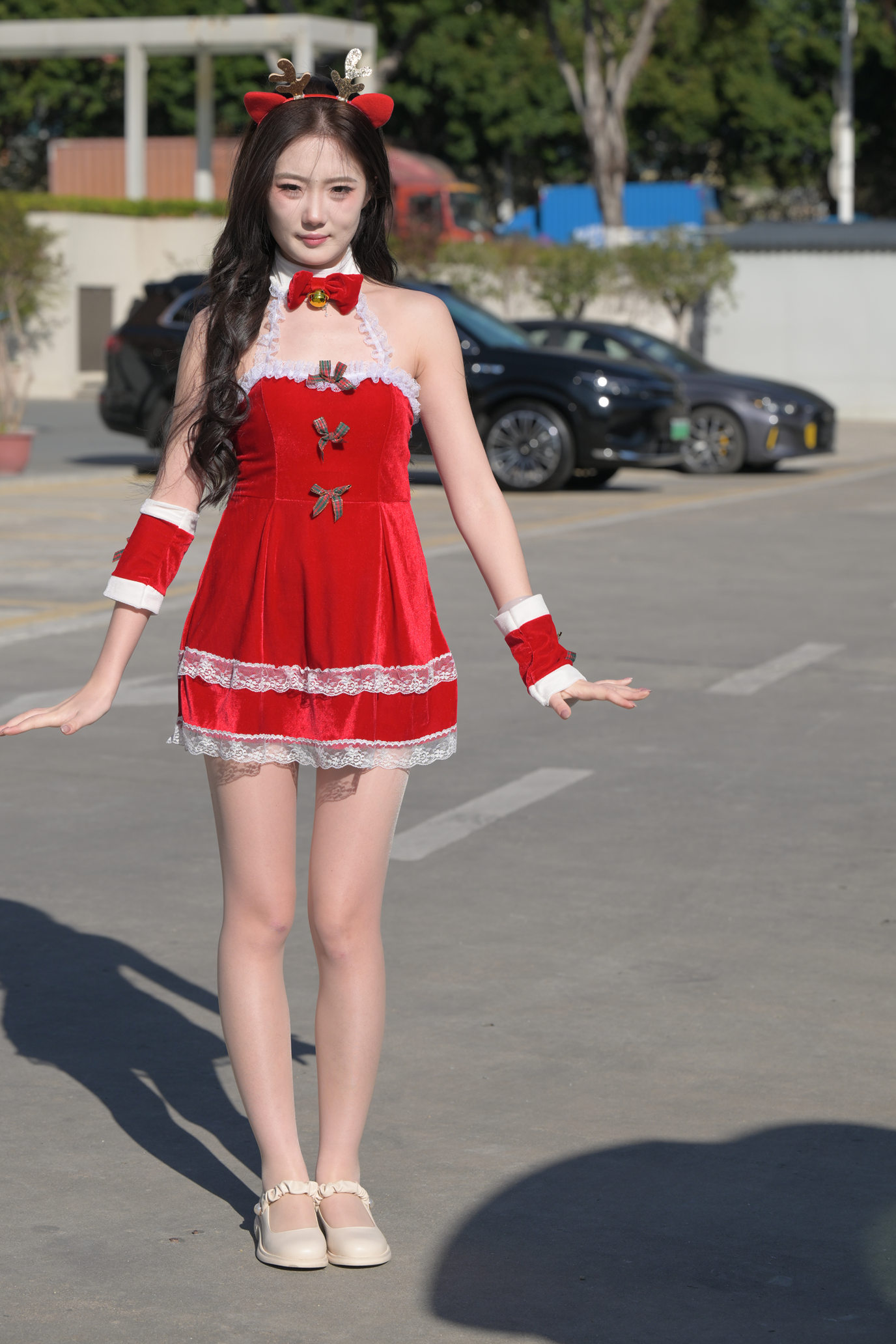 魔镜街拍原版圣诞美眉[1644P/8V/38G]插图1