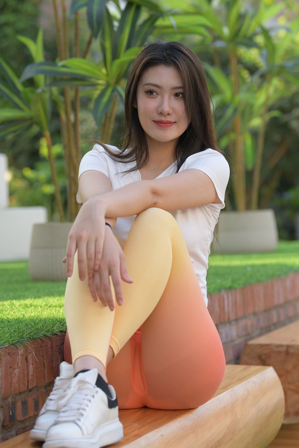 模拍作品向南红色瑜伽裤镁钕红色瑜伽裤镁钕[567P/1V/26.5G]插图4