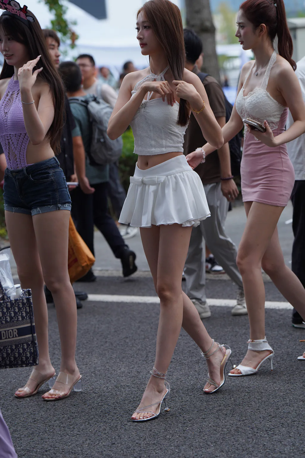 精选街拍作品 NO.6641 百褶裙美腿小桂圆[87P/153MB]插图1