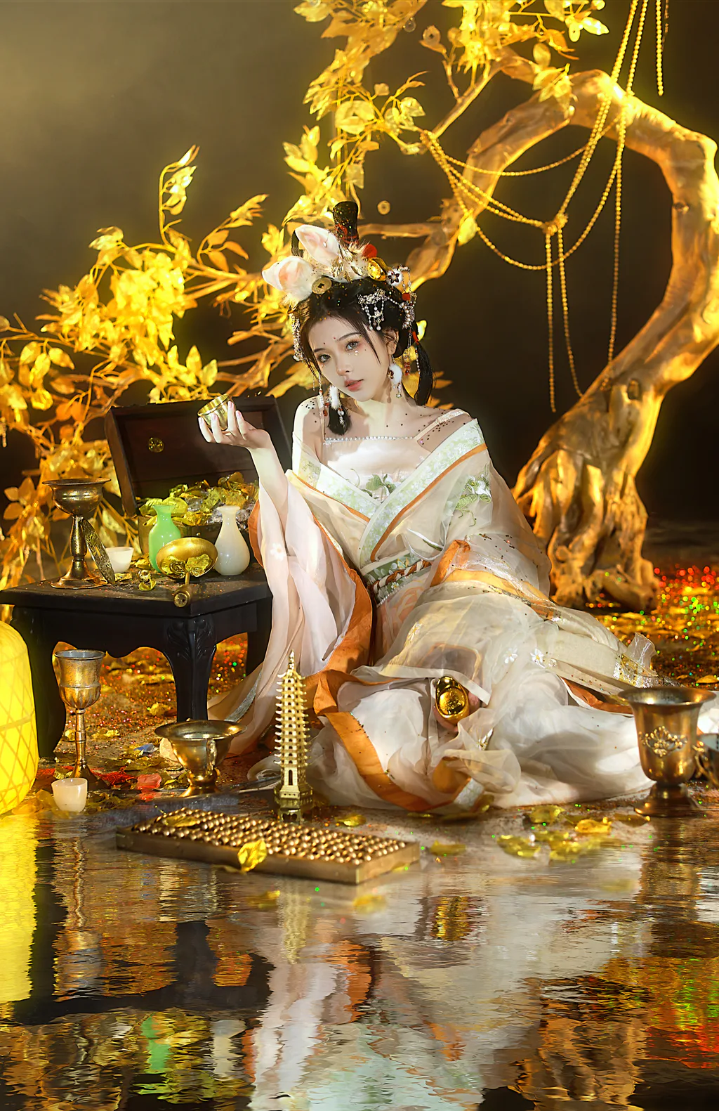 [YITUYU艺图语]2023.02.16 财神座下兔子仙官 彭十六elf[22+1P/205MB]插图3